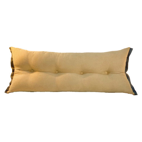 牀头软包靠背2023新款无牀头改造防撞大靠背可固卧室简约牀边靠枕