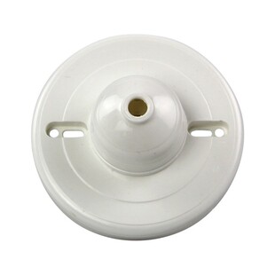 工程塑料接线盒灯座灯头吊线盒圆形吸顶式掉线装饰盒 吊灯转换盒