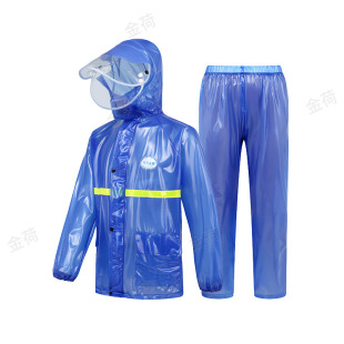 全胶pvc雨衣雨裤套装男女成人全身防水暴雨摩托车骑行分体防雨服