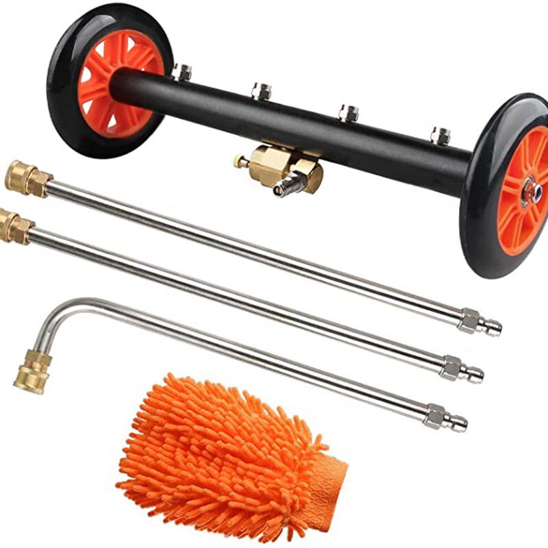 两用汽车底盘清洗养殖路面清洗器可调节角度高压洗车水枪清洗喷头