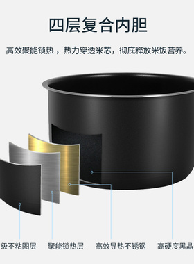 老板电压力锅5L升内胆CY50-231S/CY50-103Y/CY50-219S通用内胆