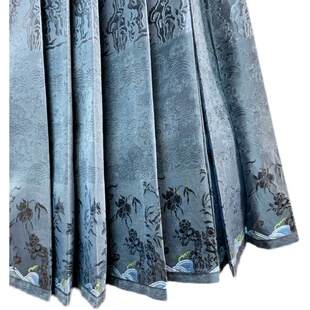 【鹿鹤同春】惜文中长款复原二创织金纱明制汉服马面裙春夏秋日常