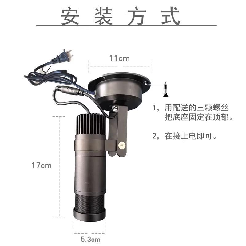 安全出口箭头投影灯广告方向左右前后通道应急疏散电梯指示投射灯