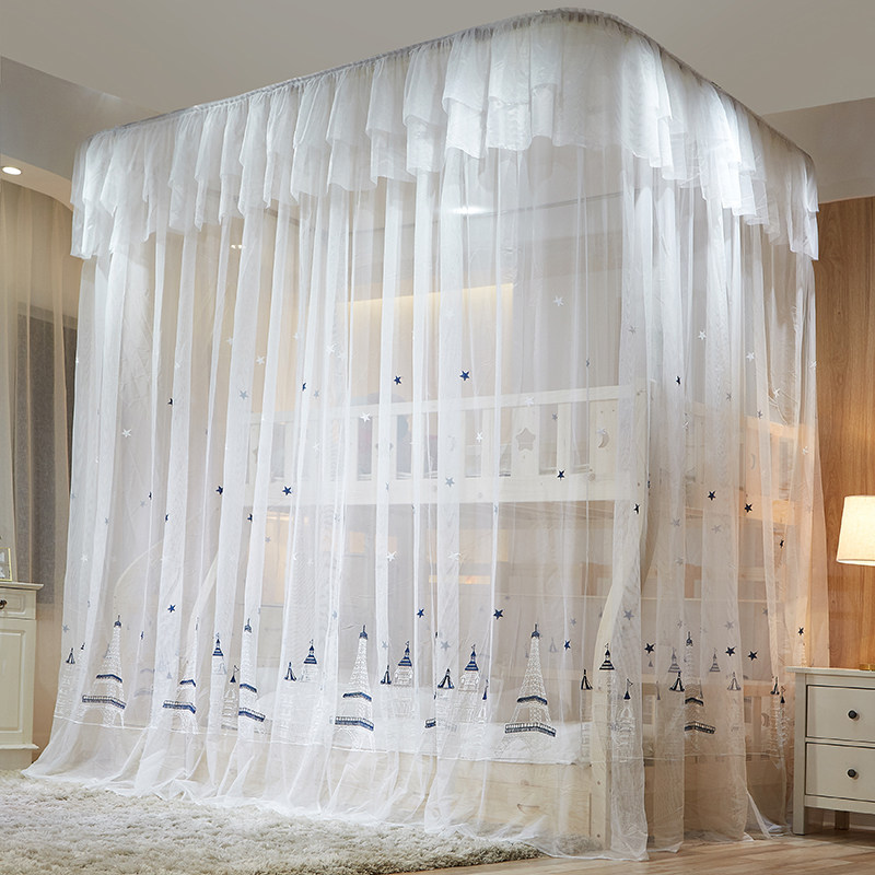 子母床蚊帐U型导轨儿童上下床梯形床高低床家用落地轨道支架加密,床上用品,蚊帐,淘宝优惠券,粉丝福利购,淘宝优惠卷