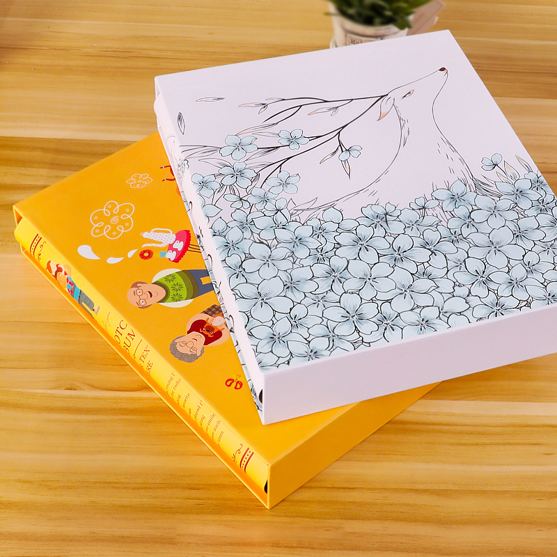 7寸相册本插页式家庭纪念册七寸大6寸200张装大容量过塑照片影集