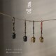氛铜东巴平安小铃铛创意东巴纸锤纹黄铜风铃藏风手绳配饰小众礼物