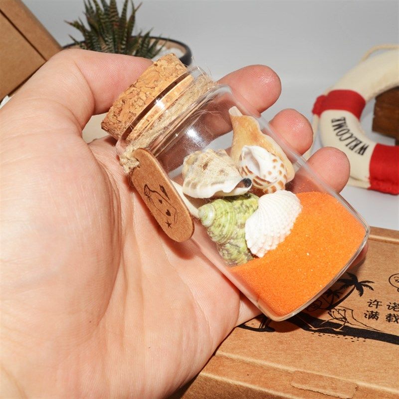 许愿瓶漂流瓶幸运瓶创意礼物家居装饰婚礼活动天然海贝壳信纸彩沙,家居饰品,幸运星/瓶,淘宝优惠券,粉丝福利购,淘宝优惠卷