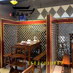 仿古装饰立瓦铺地立瓦半圆筒瓦条小青瓦瓦片装饰瓦拼花背景墙瓦片