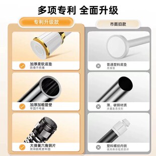 加厚窗帘轨道静音窗帘杆法式罗马杆单轨道滑轨滑轮顶装侧装可伸缩