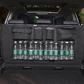 车载收纳袋椅背挂袋汽车后备箱行李网兜整理盒多功能储物箱置物架