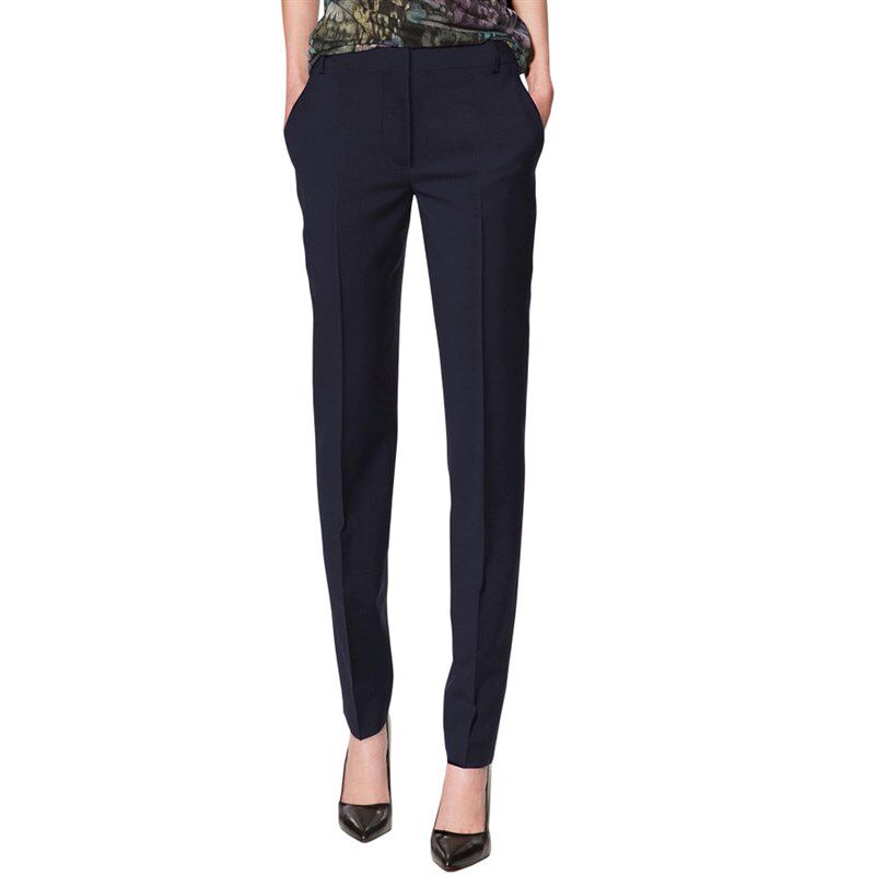 外滩风尚职业装西装裤女工装裤修身西裤女正装裤九分小脚裤女裤