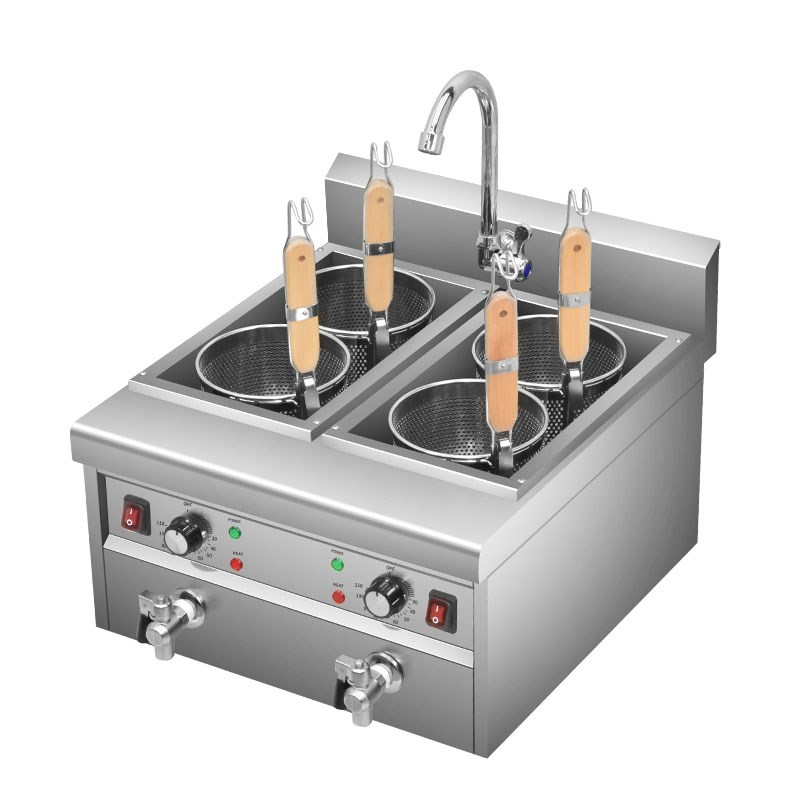 台式煮面炉商用冒菜炉加大六孔煮面机麻辣烫锅烫粉炉电热煮汤粉炉