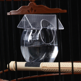 新款鸟用防甩防撒鸟食盒画眉鹩哥防撒百灵鸟食杯小料器鸟食碗