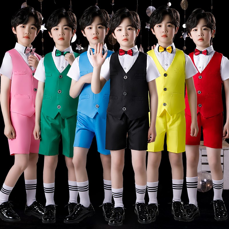祖国的花朵幼儿舞蹈服花仙子儿童礼服公主裙蓬蓬纱学生合唱演出服