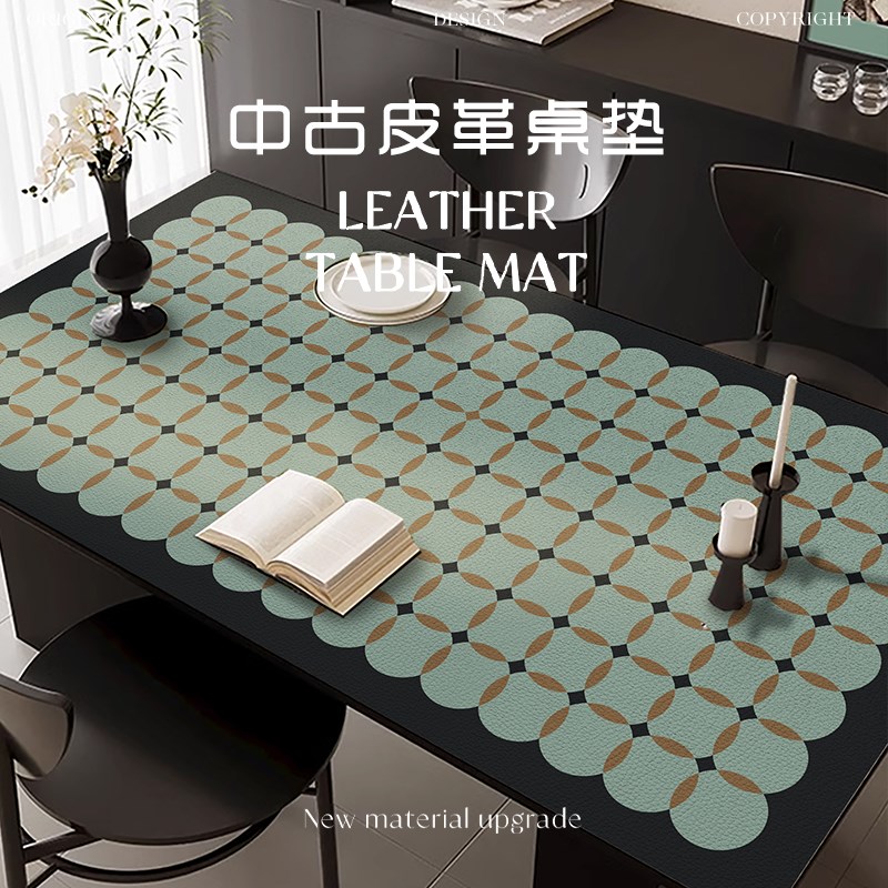 中古桌垫防水防油免洗PVC茶几台垫隔热垫耐高温轻奢高级感餐桌布