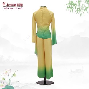 民族民间舞胶州秧歌桃李杯剧目晓春三月舞蹈服扇舞表演练习艺考服