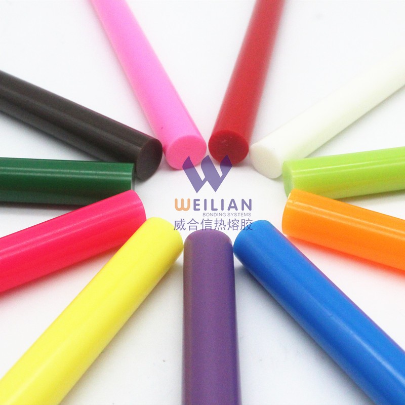 热熔胶棒彩色热熔胶条塑料胶条热溶胶胶11mm7mm高粘彩色热溶胶枪