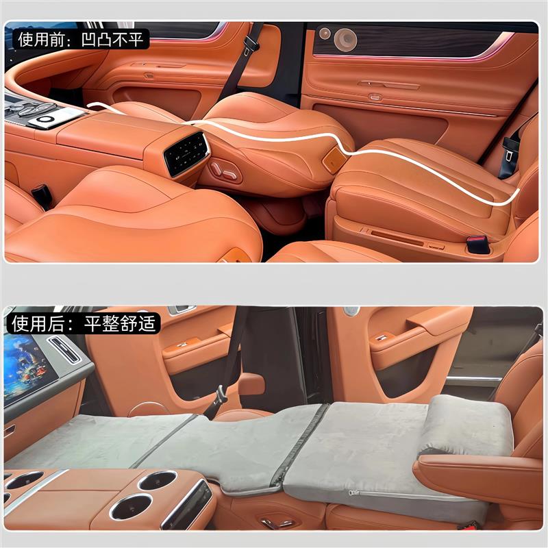 适用理想L7L8L9车载旅行躺平床垫可折前排副驾自驾午睡汽车内睡觉