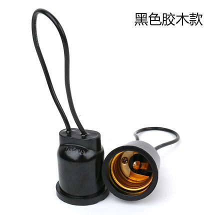 包邮陶瓷防水灯头灯座e27螺口灯口户外防水防爆耐高温Led螺旋灯头