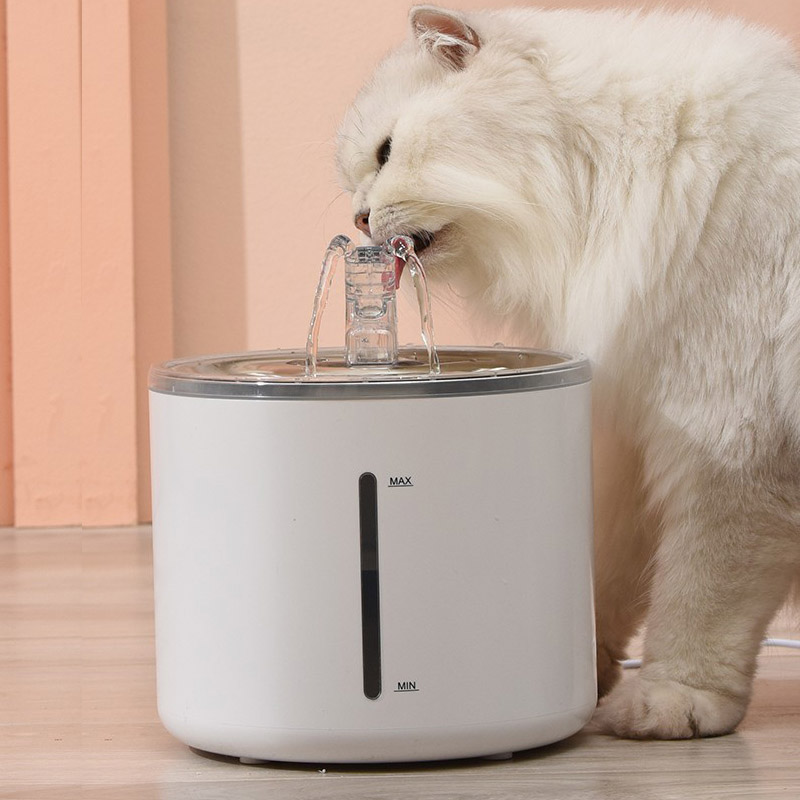 宠物饮水机猫咪喂水神器智能循环流动活水过滤加热恒温狗狗饮水器