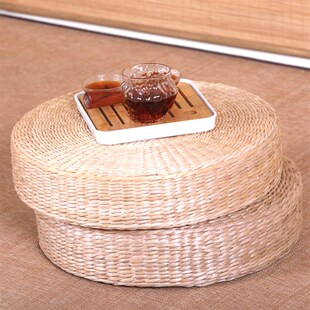 天然蒲草编坐垫蒲团飘窗垫瑜伽垫榻榻米地垫加厚日式蒲团跪坐垫子