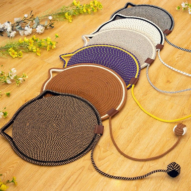 猫垫子夏天睡觉用藤编凉席猫咪麻绳地垫猫抓板耐磨不掉屑宠物用品,宠物/宠物食品及用品,猫狗垫子,淘宝优惠券,粉丝福利购,淘宝优惠卷