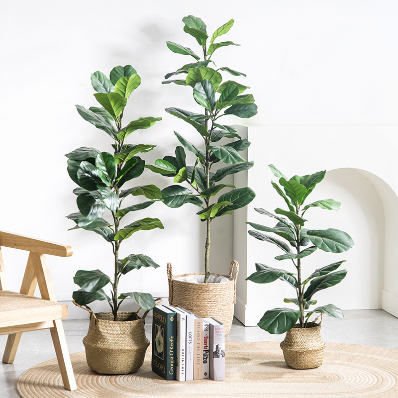 仿真绿植装饰客厅仿生绿植大型落地摆件假盆栽植物仿真琴叶榕盆景