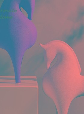 马动物陶瓷创意客厅摆件家居饰品桌面酒柜装饰品样板间办公室轻奢