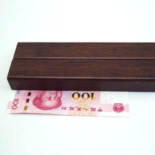 实木镇纸镇尺木紫竹压书纸压缩木书镇 一对20cm