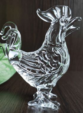 水晶十二生肖家居装饰品摆件鼠牛虎兔龙蛇马羊猴鸡狗猪全家福定制