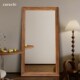 全身镜落地镜家用复古中古试衣镜挂墙实木服装 店大镜子防爆穿衣镜