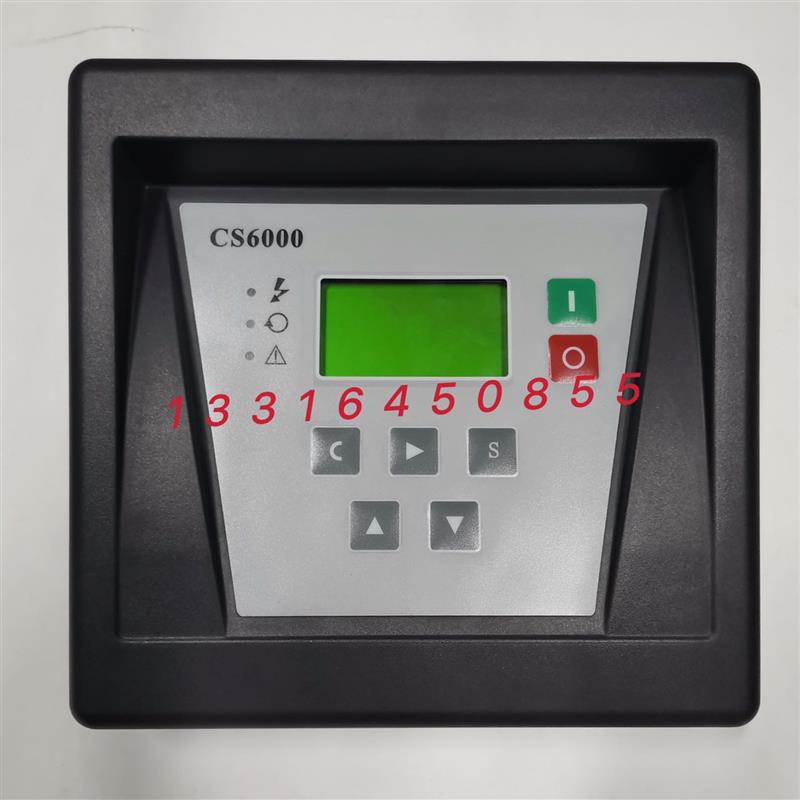 富达螺杆式空压机控制器CS5000 CS6000电脑板控制面板显示屏