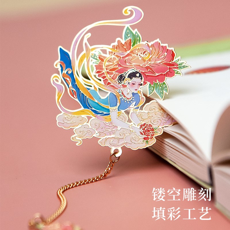 龙门奇妙物龙门石窟文创金属书签景区纪念品周边学生礼物礼品