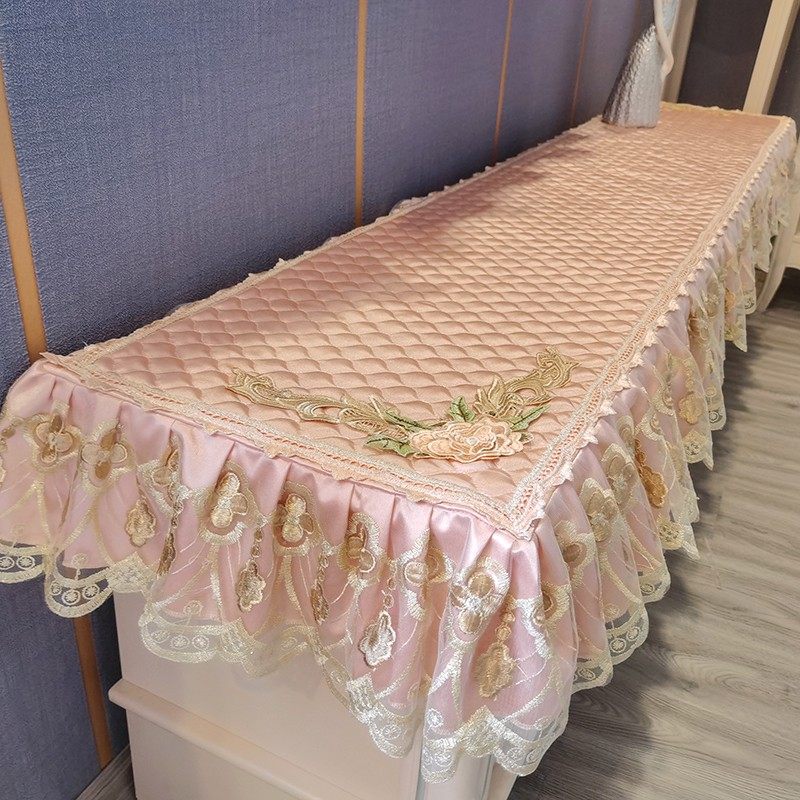 电视机防尘罩壁挂式液晶显示屏盖巾欧式布艺装饰罩50寸55寸电视罩