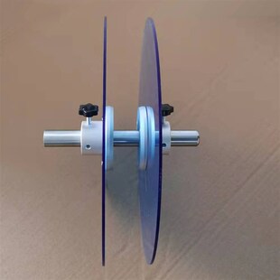 铝合金挡料盘载带固定盘亚克力挡板编带机挡圈夹料弹簧压盘轴孔20