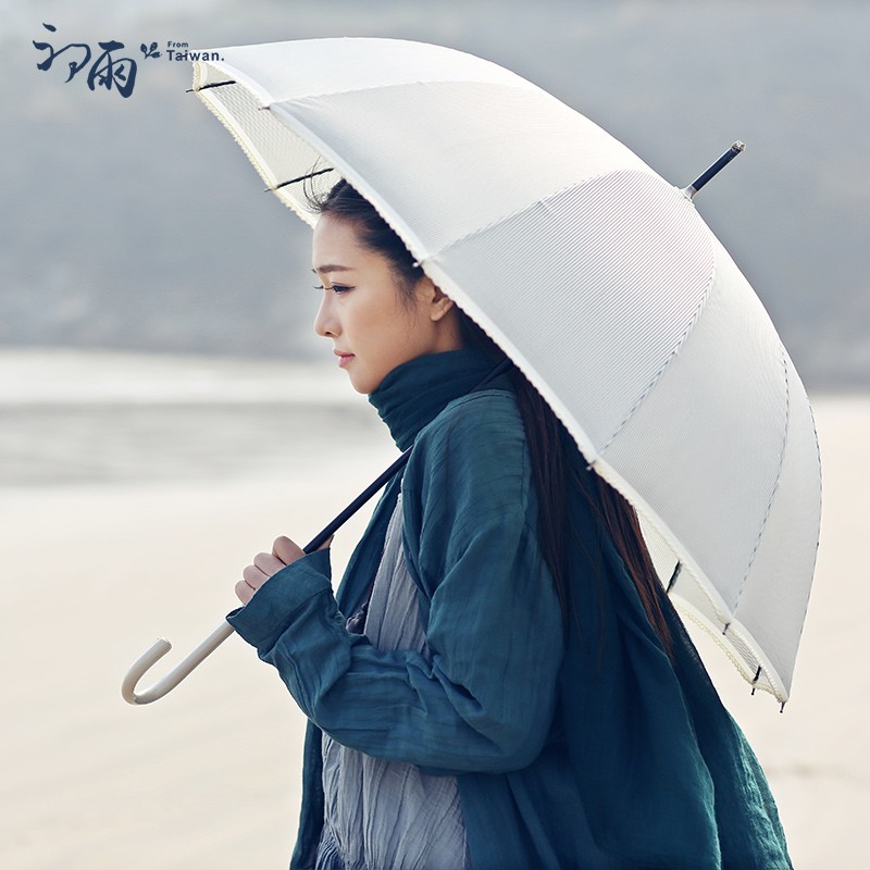 包邮初雨伞长柄伞女直杆两用伞雨伞