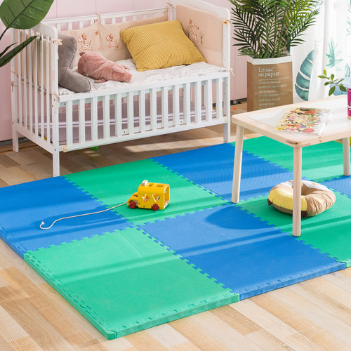 明德地垫环保泡沫地板塑胶拼接垫爬行垫加大加厚送边条 60*90*2.5