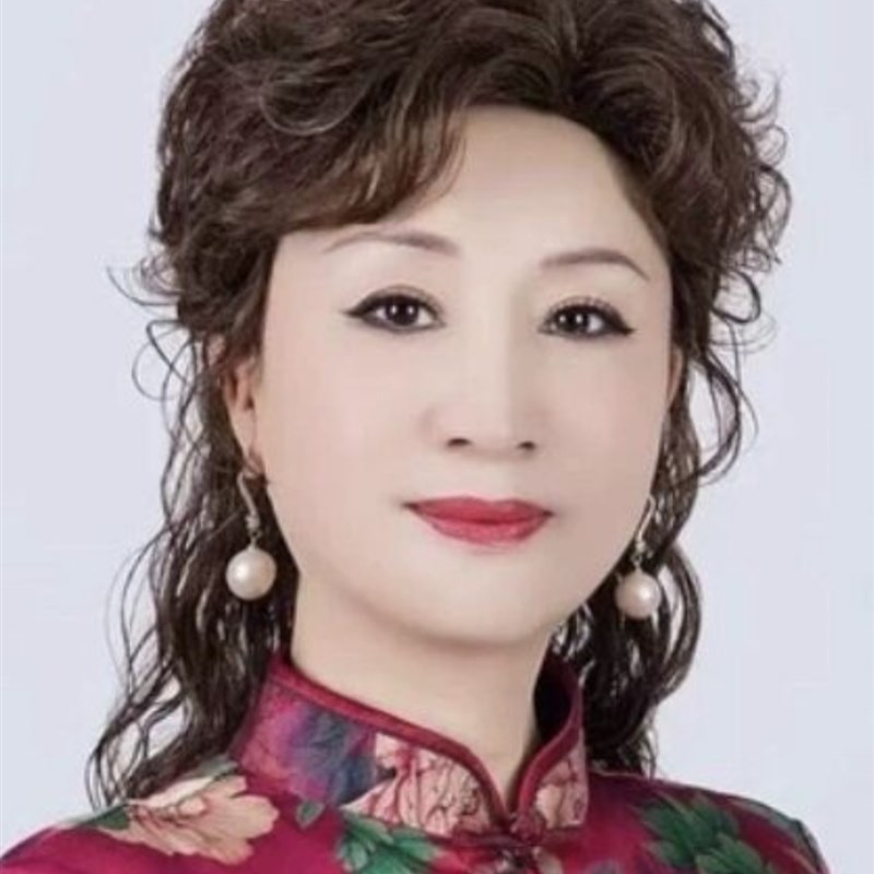 头顶补发片女短卷发真发手织无痕发顶发盖补发遮白发羊毛卷假发片