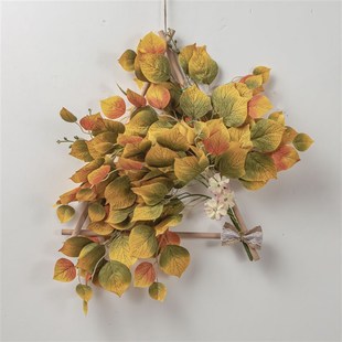 墙壁装饰品挂件北欧风原木墙面挂花客厅壁挂背景墙上绿植民宿挂件