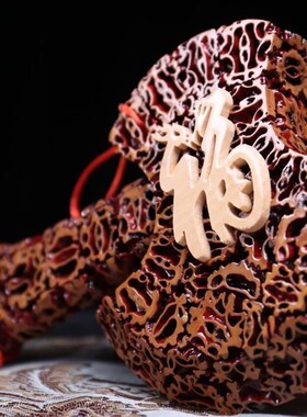 核桃木斧子结婚乔迁新居挂件家居客厅玄关创意工艺品装饰摆件