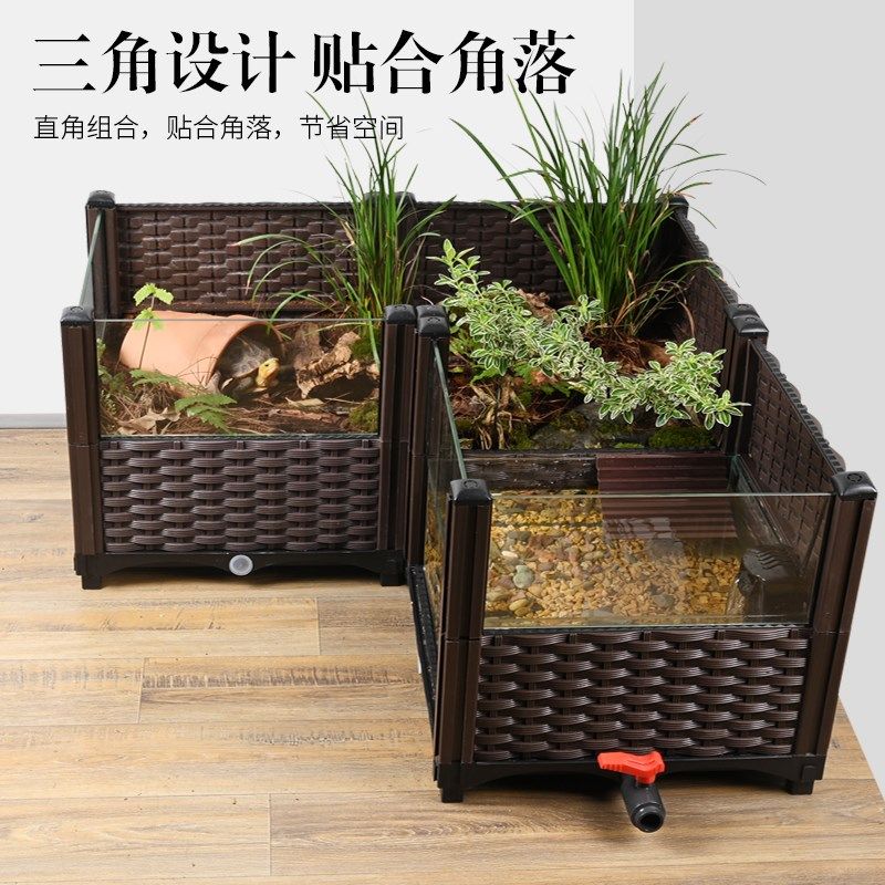 黄缘龟专用水陆饲养缸特大生态造景植物家用半水龟安缘养殖种植箱,宠物/宠物食品及用品,底柜/落地缸,淘宝优惠券,粉丝福利购,淘宝优惠卷