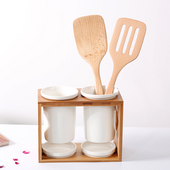 日式 家居天然榉木锅铲 炒菜铲子 厨具 木铲子 不粘锅专用铲子