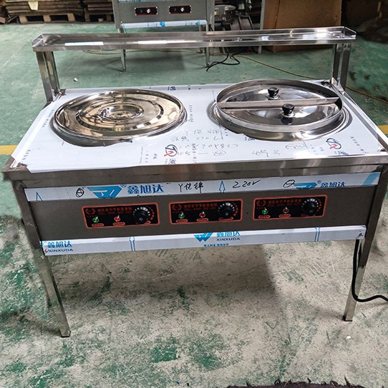 沙县小吃电面锅电灶台鸳鸯锅炖罐锅不锈钢电蒸锅厨房设备用具商用