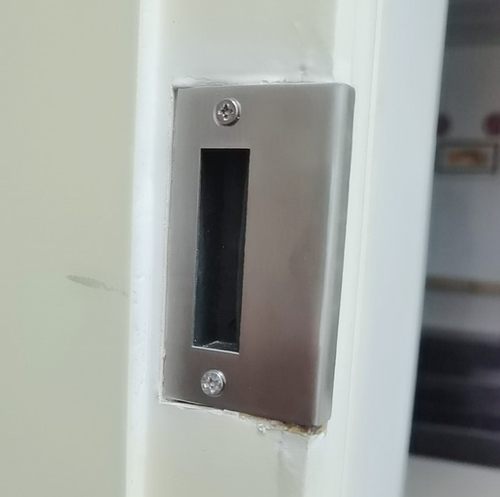 定做不锈钢卧室锁舌房间门锁具配件锁体导向片木门锁扣片挡片加厚