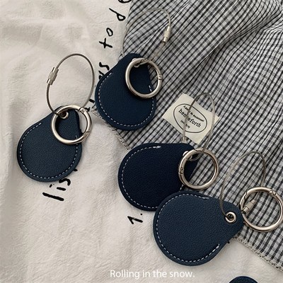 小区门禁卡套水滴型可爱迷你便携电梯卡保护套个性创意情侣钥匙扣