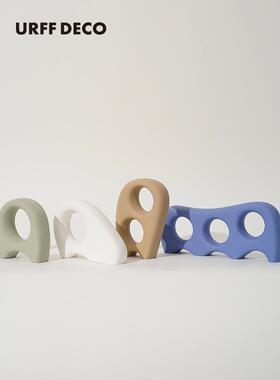 URFF DECO 专利 怪兽工作室艺术雕塑摆件高温陶瓷客厅可爱装饰品