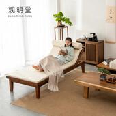 新款 折叠两用沙发床单独贵妃椅沙发床躺椅罗汉榻贵妃榻美人榻实木