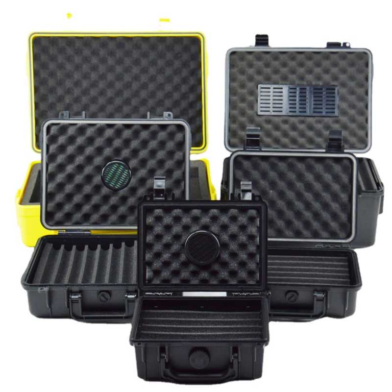 【235×187×95mm】IP68 ABS塑料箱 手提工具箱 防摔设备安全箱
