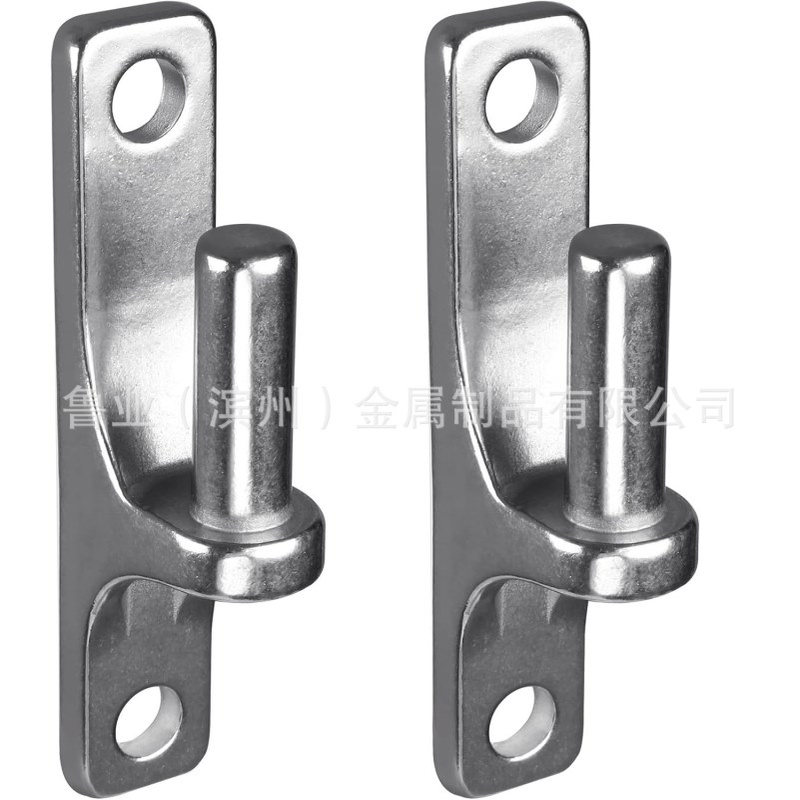 不锈钢304重型铰链 链环框架立柱底座 农场栅栏门合页五金配件