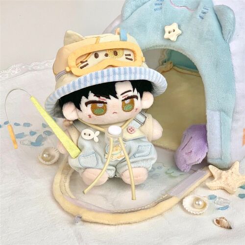 10cm新品探险so一起去海边吧F棉花娃娃娃衣套装可爱玩偶换装